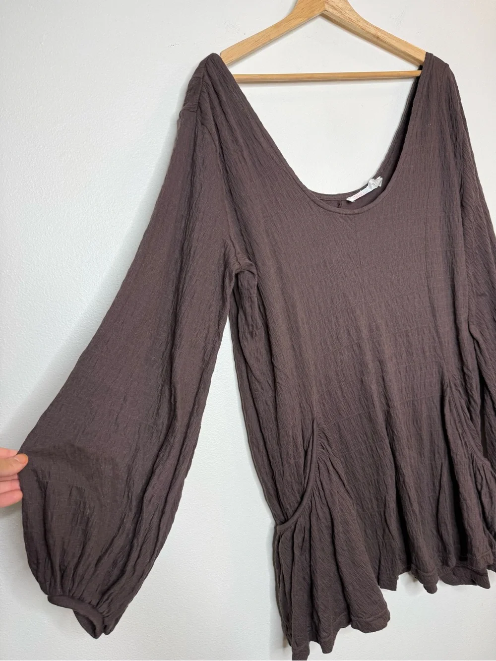 Free People Beach Bayside Mini Dress in brown size medium